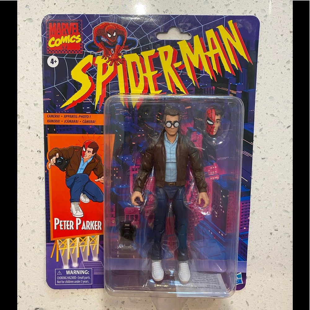 Marvel Retro Spider-Man Six-inch Collectible Peter Parker Action Figure